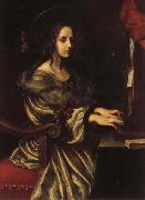 Carlo Dolci St.Cecilia oil painting